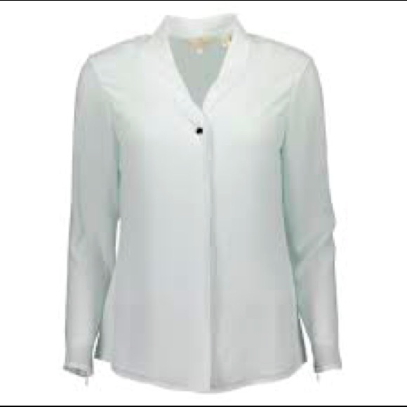 EUC Ted Baker Eliza Mint Green Blouse - Picture 2 of 5